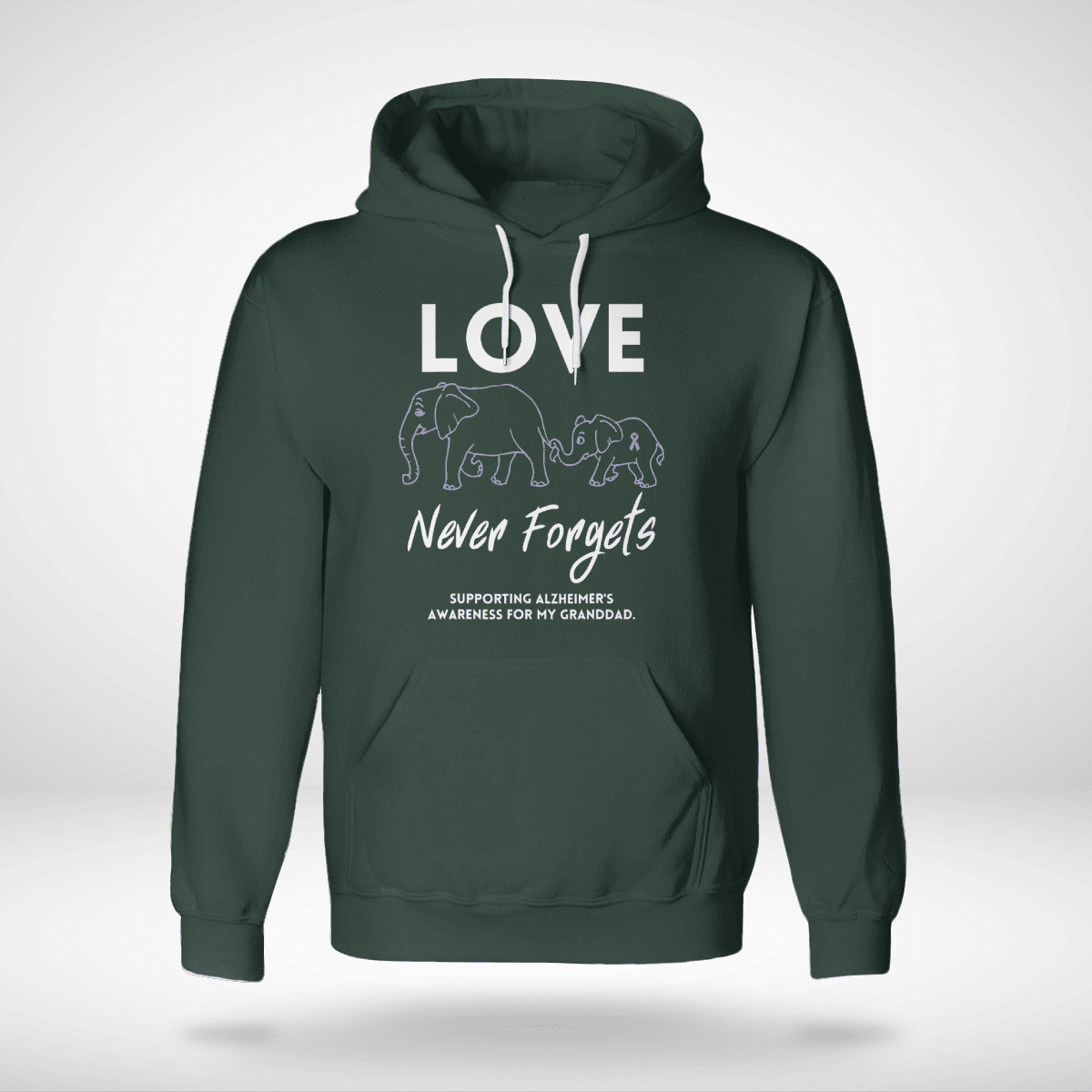 Love Never Forgets 2316 , Alzheimer's Awareness Shirt, Gift For People With Dementia