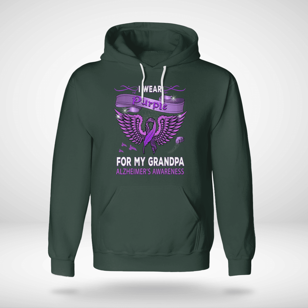 I Wear Purple , Alzheimer's Awareness Shirt, Gift For People With Dementia