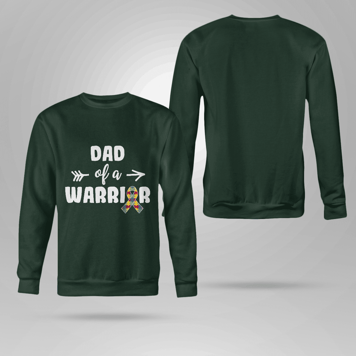 Dad Of A Warrior The Autism T-Shirt, Gift for People with Depression,