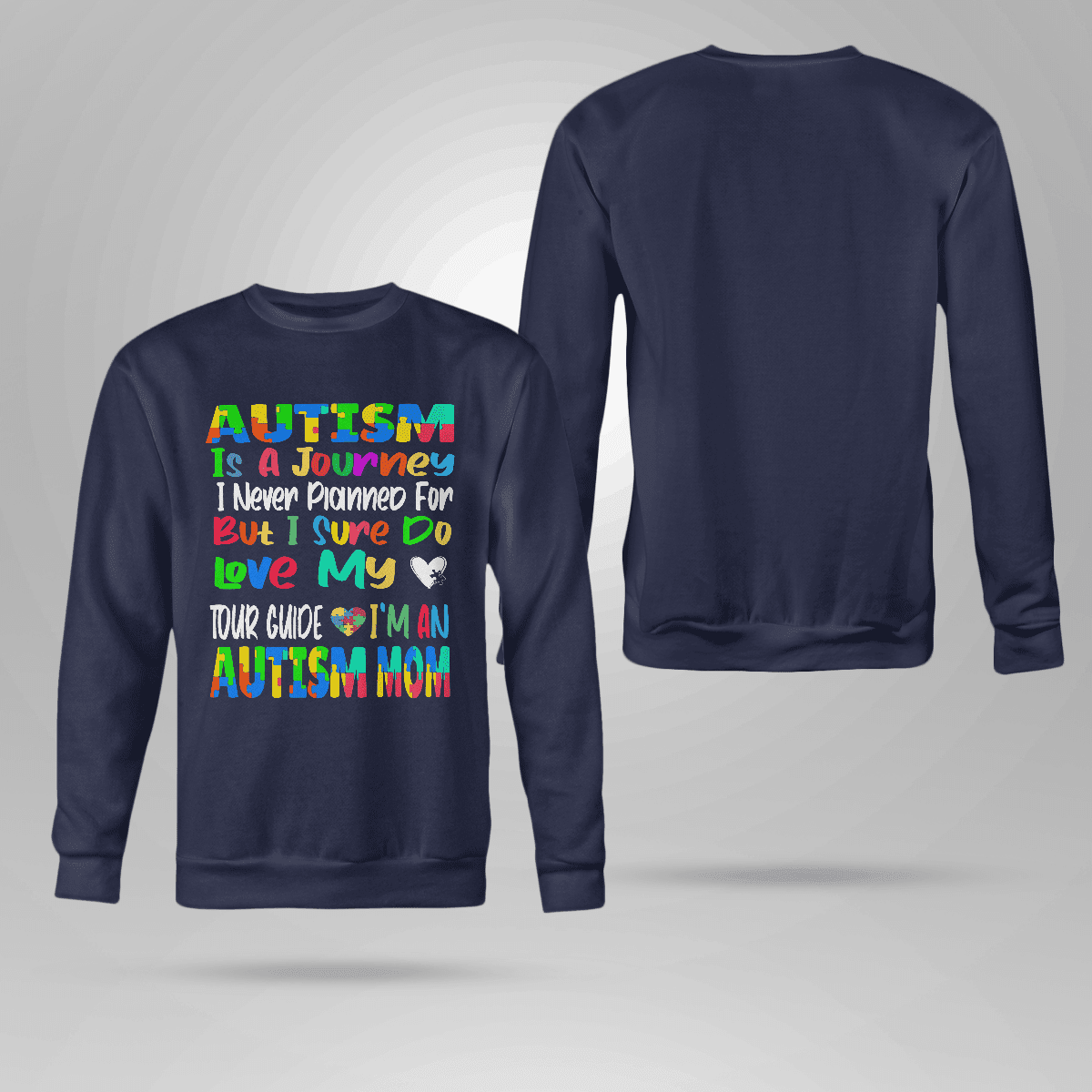 Autism Is A Journey 2319 The Autism T-Shirt, Gift for People with Depression,