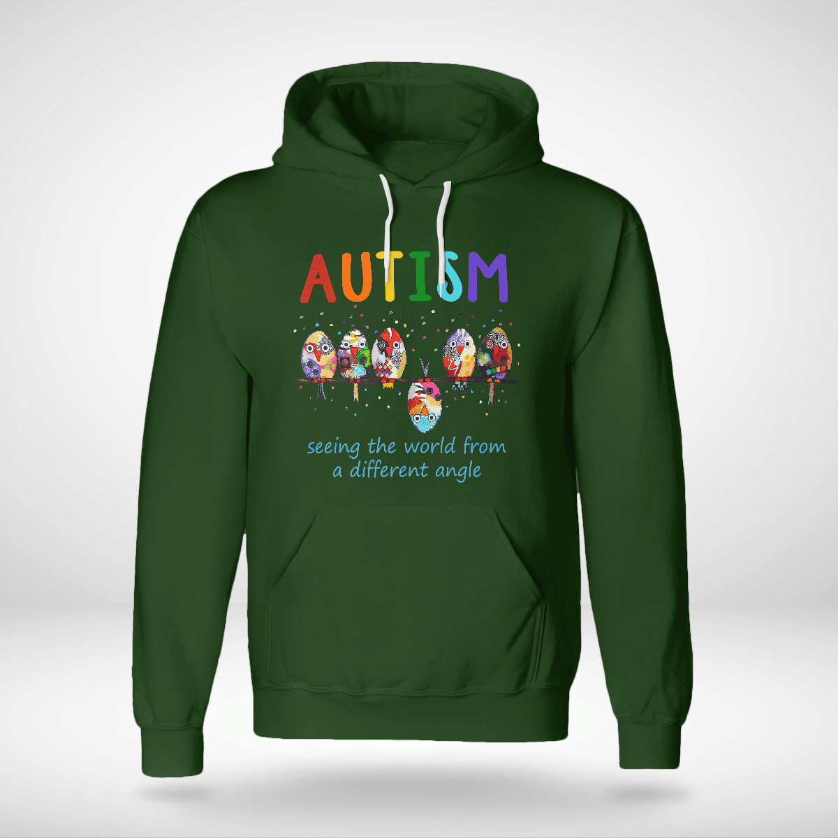 Autism bird The Autism T-Shirt, Gift for People with Depression,