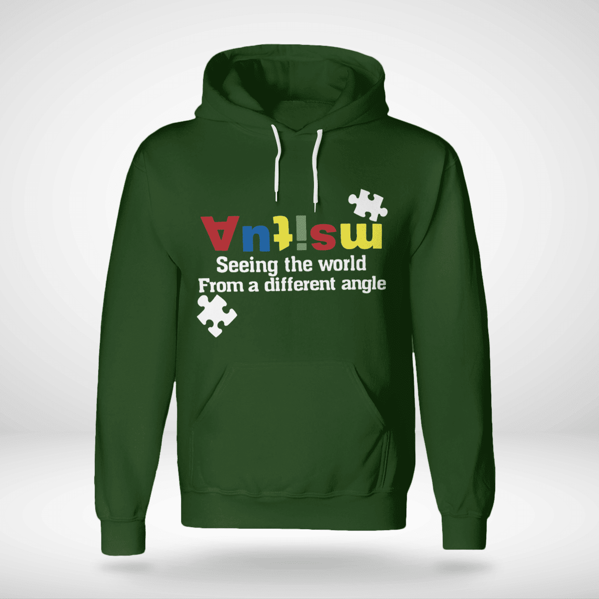 Autism seeing the world T-Shirt, Gift for People with Depression,