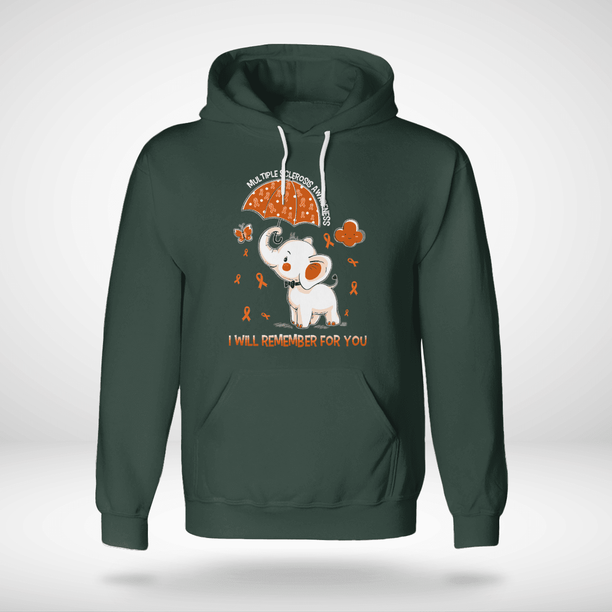 Multiple Sclerosis Awareness Elephant, Gift For Multiple Sclerosis Warrior