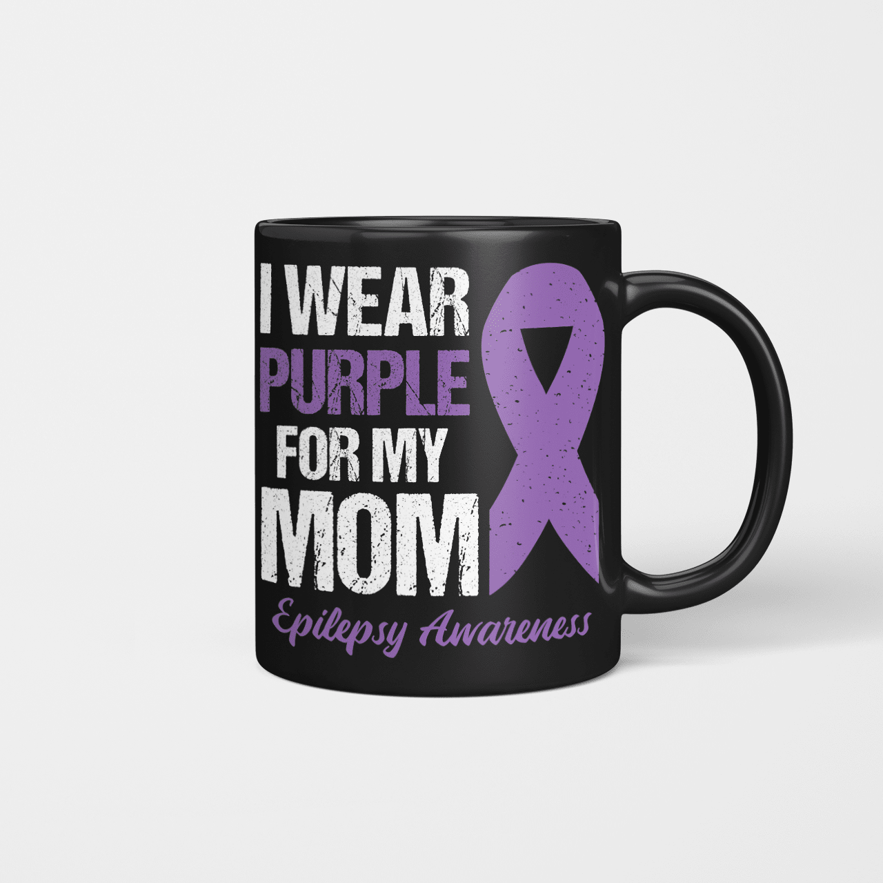 I Wear Purple For Mom