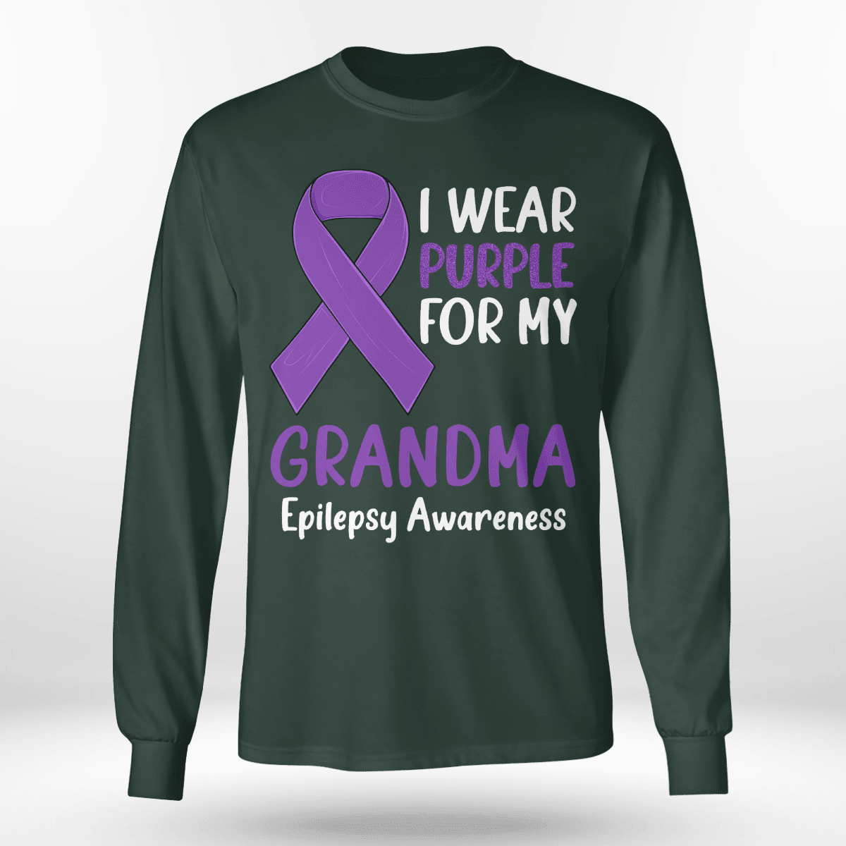 I Wear Purple For My Grandma Epilepsy Awareness Unisex T-Shirt 2323