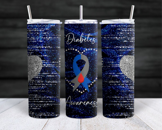 Diabetes Awareness Tumbler 17oz