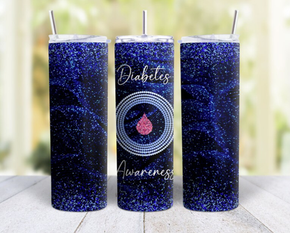 Diabetes Awareness Tumbler 17oz