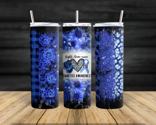 Diabetes Awareness Tumbler 17oz