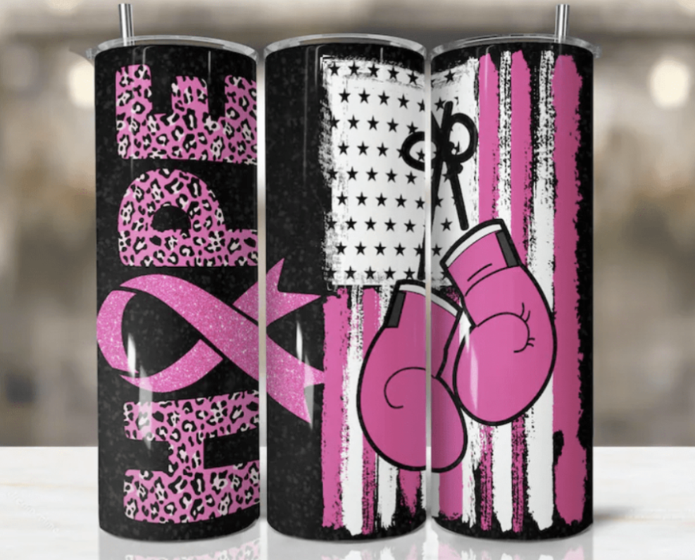Breast Cancer Awareness Tumbler 17oz