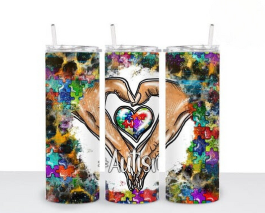 Autism Awareness Tumbler 17Oz