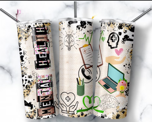 Mental Health Awareness Tumbler 17oz