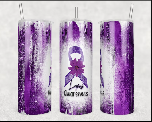 Lupus Awareness Tumbler 17oz