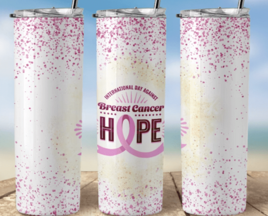 Breast Cancer Awareness Tumbler 17oz