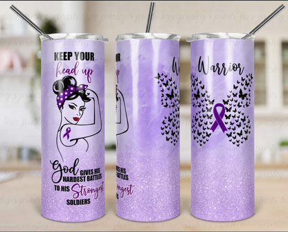 Alzheimer Awareness Tumbler 17oz
