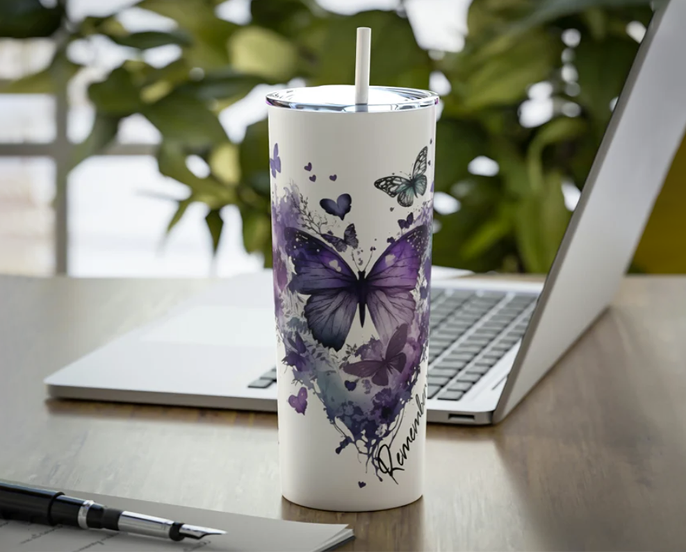 Alzheimer Awareness Tumbler 17oz