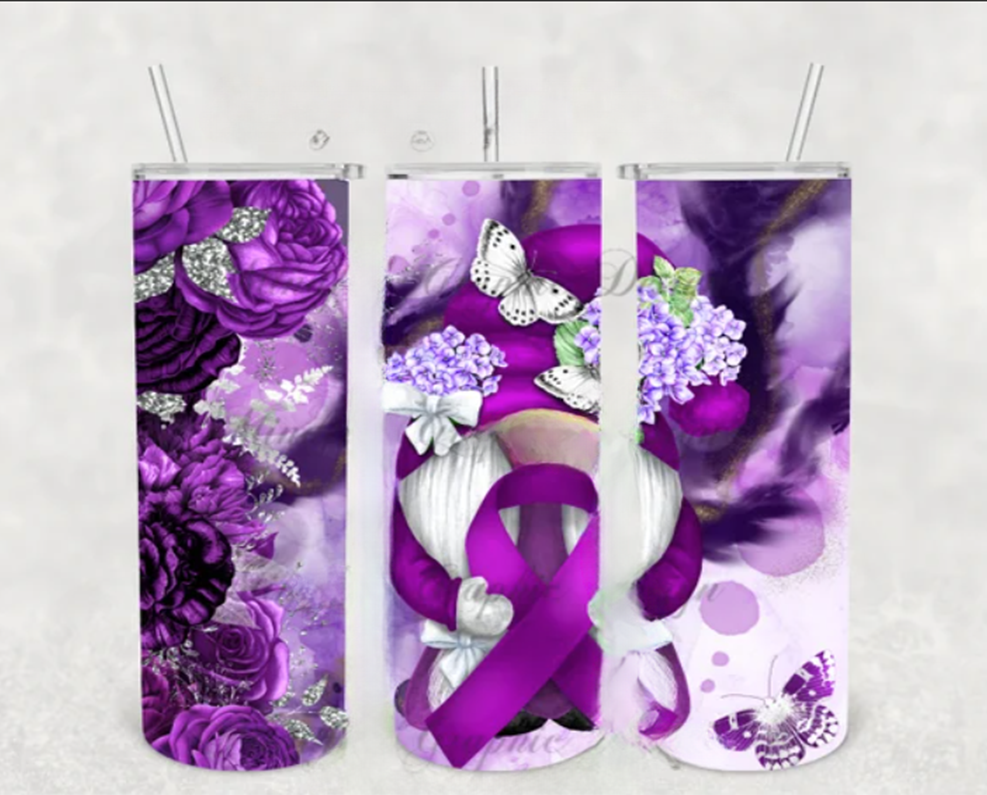 Alzheimer Awareness Tumbler 17oz