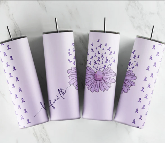 Alzheimer Awareness Tumbler 17oz