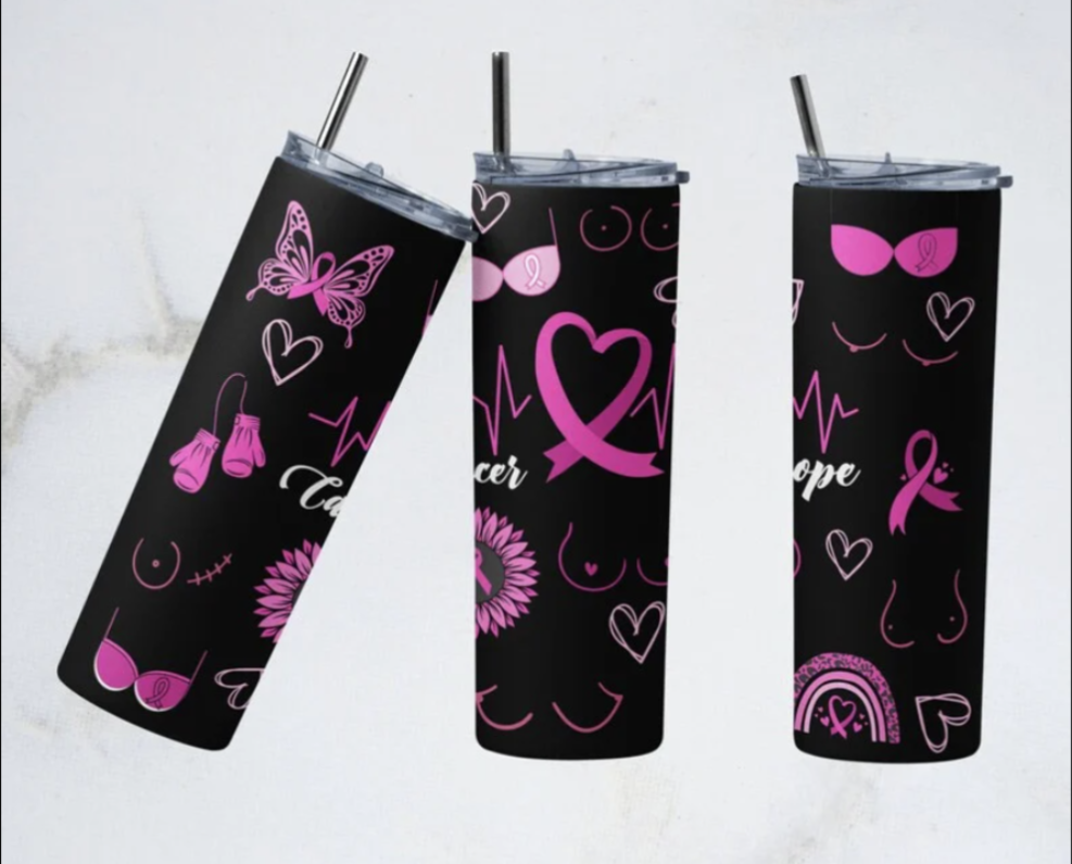 Breast Cancer Awareness Tumbler 17oz