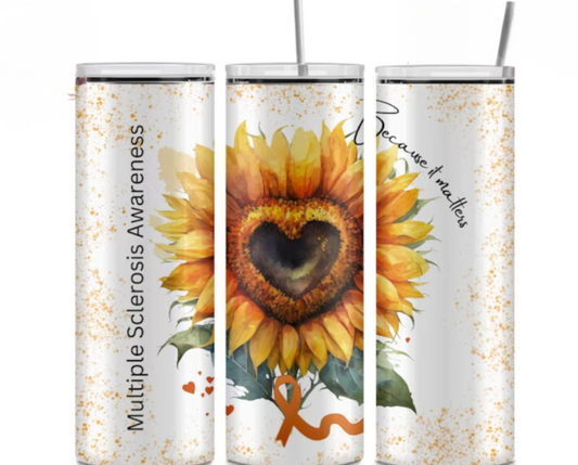 Multiple Sclerosis Awareness Tumbler 17oz