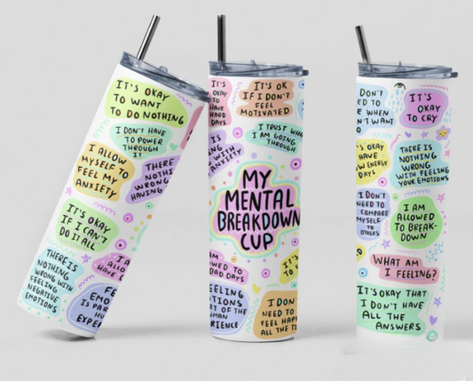 Mental Health Awareness Tumbler 17oz