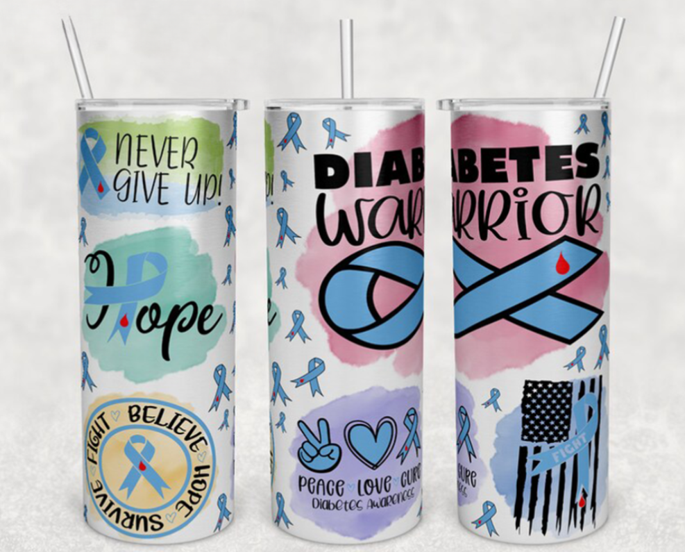 Diabetes Awareness Tumbler 17oz