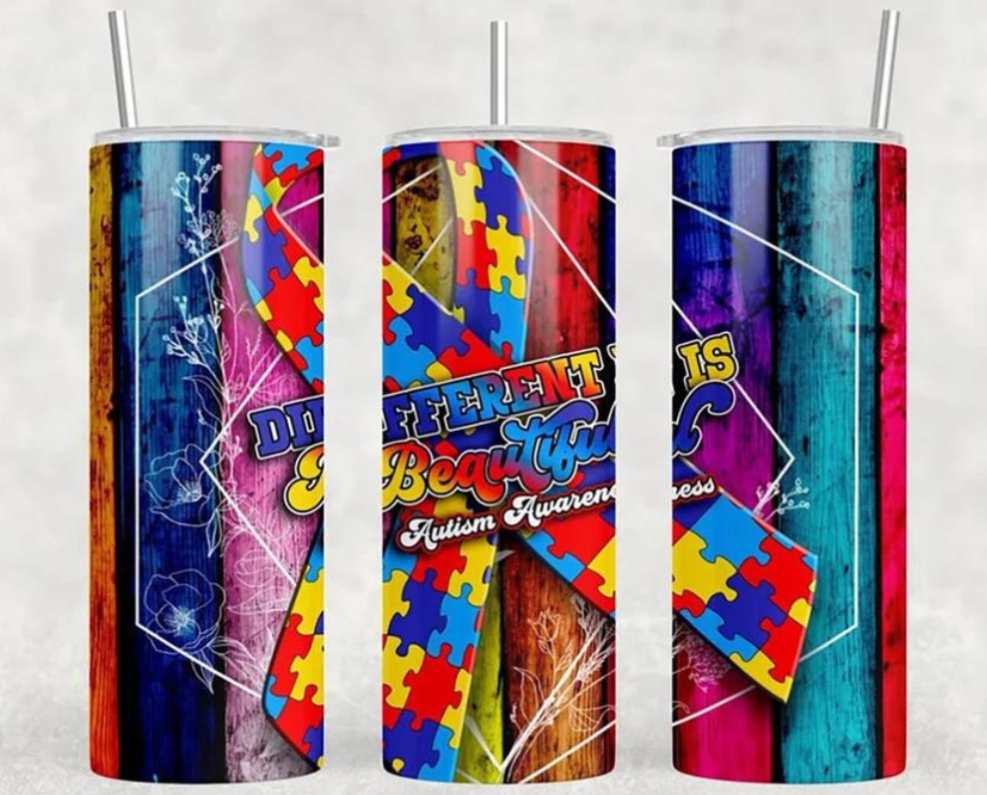 Autism Awareness Tumbler 17Oz