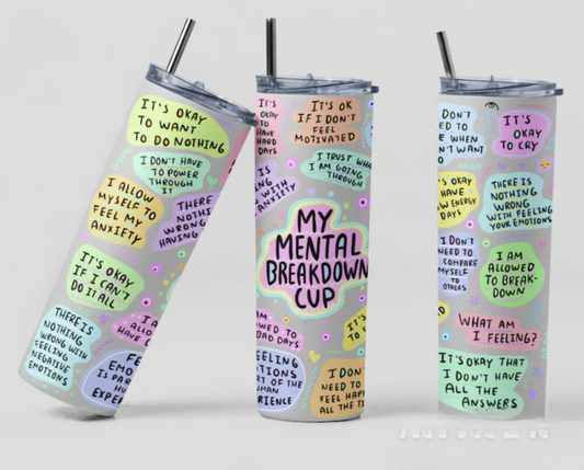 Mental Health Awareness Tumbler 17oz