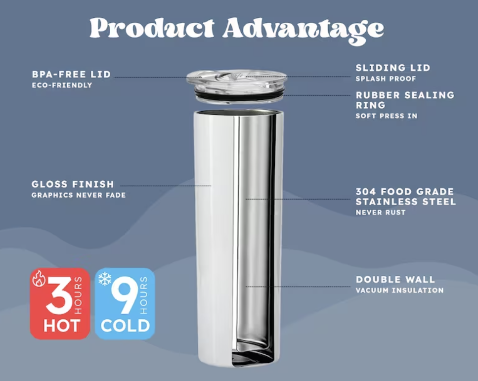 Autism Awareness Tumbler 17Oz