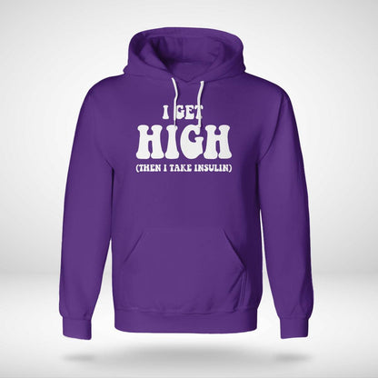 Funny Type 1 Type 2 Diabetes Diabetic Gifts Get High Insulin Dab2345
