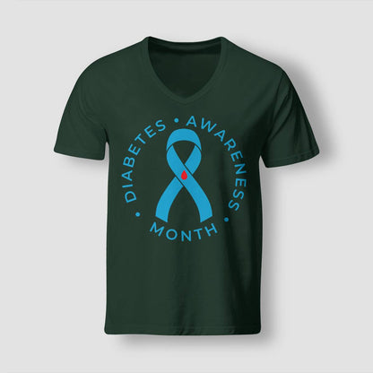Diabetes Awareness Ribbon Type 1 One Two 2 T1D Dab2345