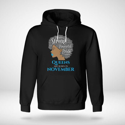 Queens Are Born In November Birthday Black Dab2345