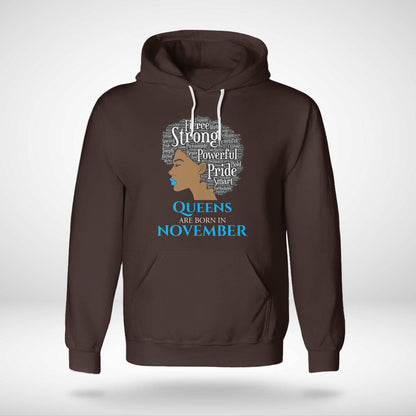 Queens Are Born In November Birthday Black Dab2345