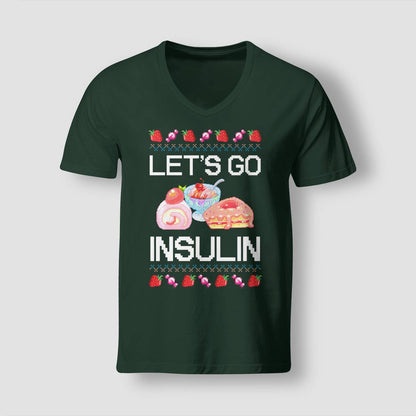 Diabetes Awareness Let's Go Insulin Ugly Christmas Dab2345