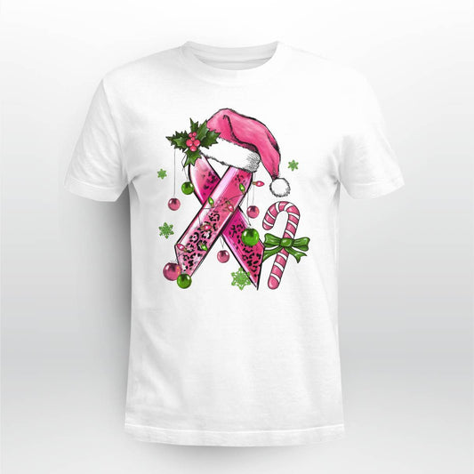 Pink Ribbon Santa Hat Breast Cancer Brc2345