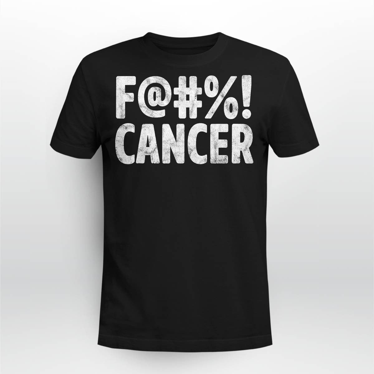 Fuck Cancer Breast Cancer Awareness Gift Distressed F@! Brc2344