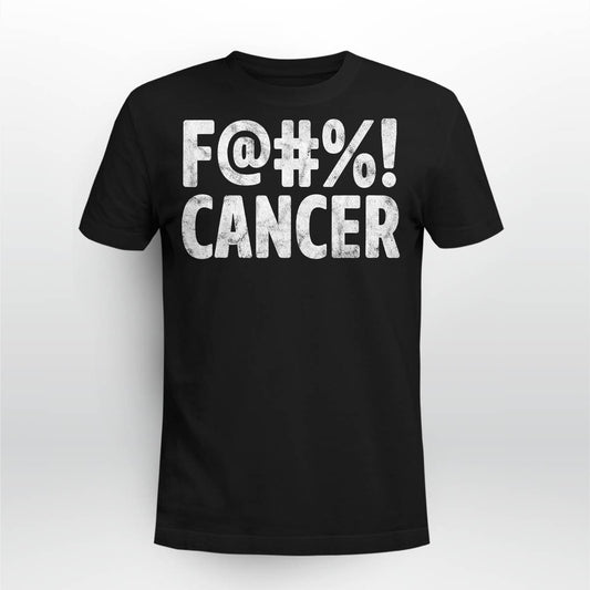 Fuck Cancer Breast Cancer Awareness Gift Distressed F@! Brc2344