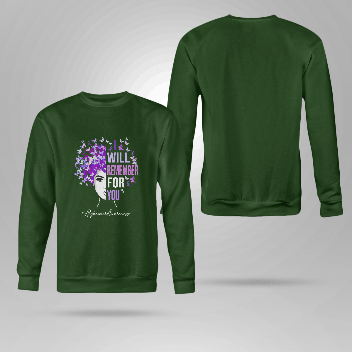 I Will Remember For You , Alzheimer's Awareness Shirt, Gift For People With Dementia