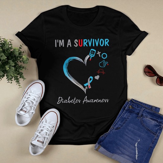 I'm A Survivor 2315 Diabetes Awareness Shirt, Diabetes Survivor Support Shirt, Gift For Diabetic, Diabetes Awareness Month