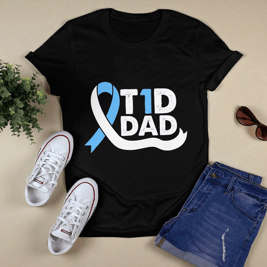 T1D Dad 2315 Diabetes Awareness Shirt, Diabetes Survivor Support Shirt, Gift For Diabetic, Diabetes Awareness Month