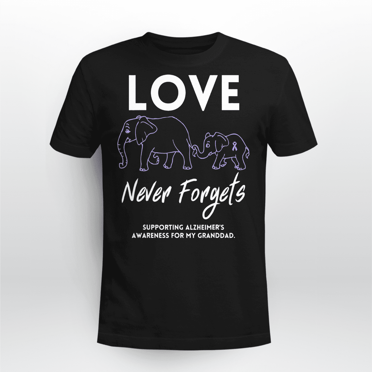 Support Alzheimer's Shirt, Alzheimer Dad Mom Tee, Alzheimer's gift, Gift For Her, Gift For Him Love Never Forgets 2316