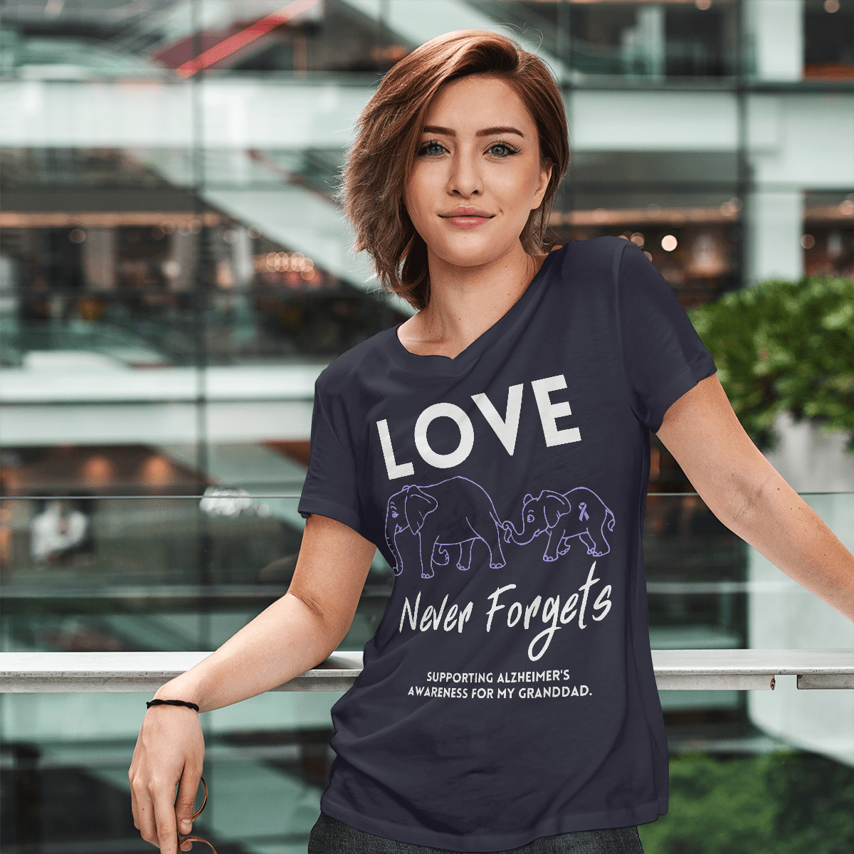 Support Alzheimer's Shirt, Alzheimer Dad Mom Tee, Alzheimer's gift, Gift For Her, Gift For Him Love Never Forgets 2316