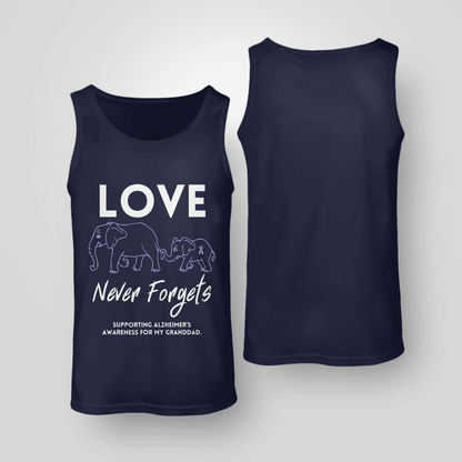 Love Never Forgets 2316 , Alzheimer's Awareness Shirt, Gift For People With Dementia