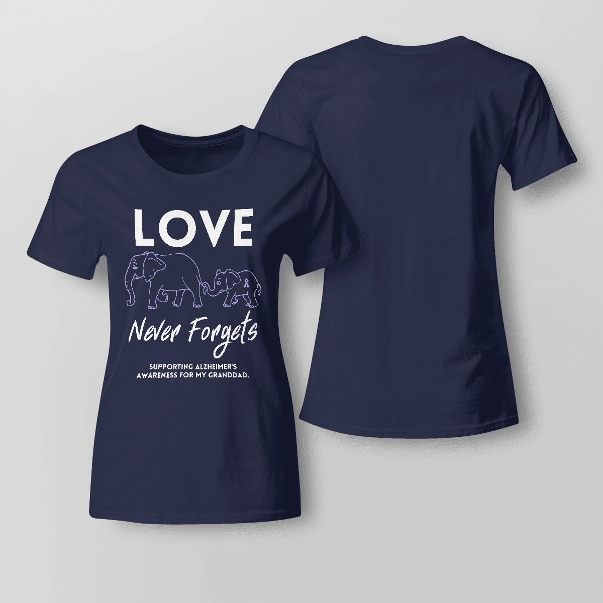 Support Alzheimer's Shirt, Alzheimer Dad Mom Tee, Alzheimer's gift, Gift For Her, Gift For Him Love Never Forgets 2316