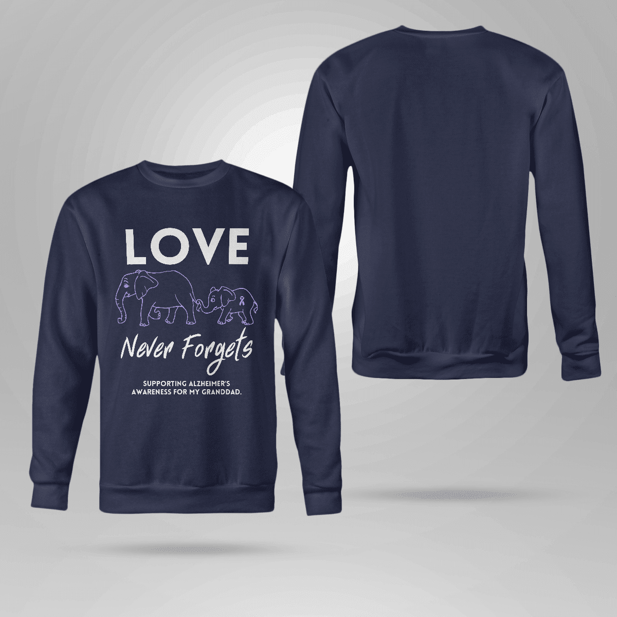 Love Never Forgets 2316 , Alzheimer's Awareness Shirt, Gift For People With Dementia