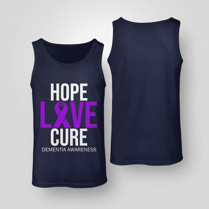 Hope Love Cure 2317 , Alzheimer's Awareness Shirt, Gift For People With Dementia