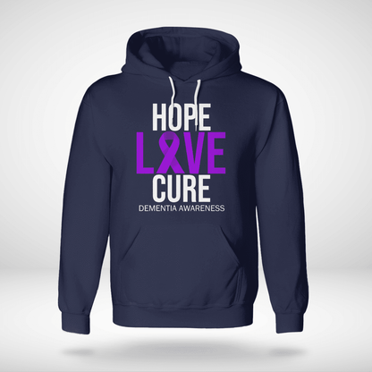 Hope Love Cure 2317 , Alzheimer's Awareness Shirt, Gift For People With Dementia