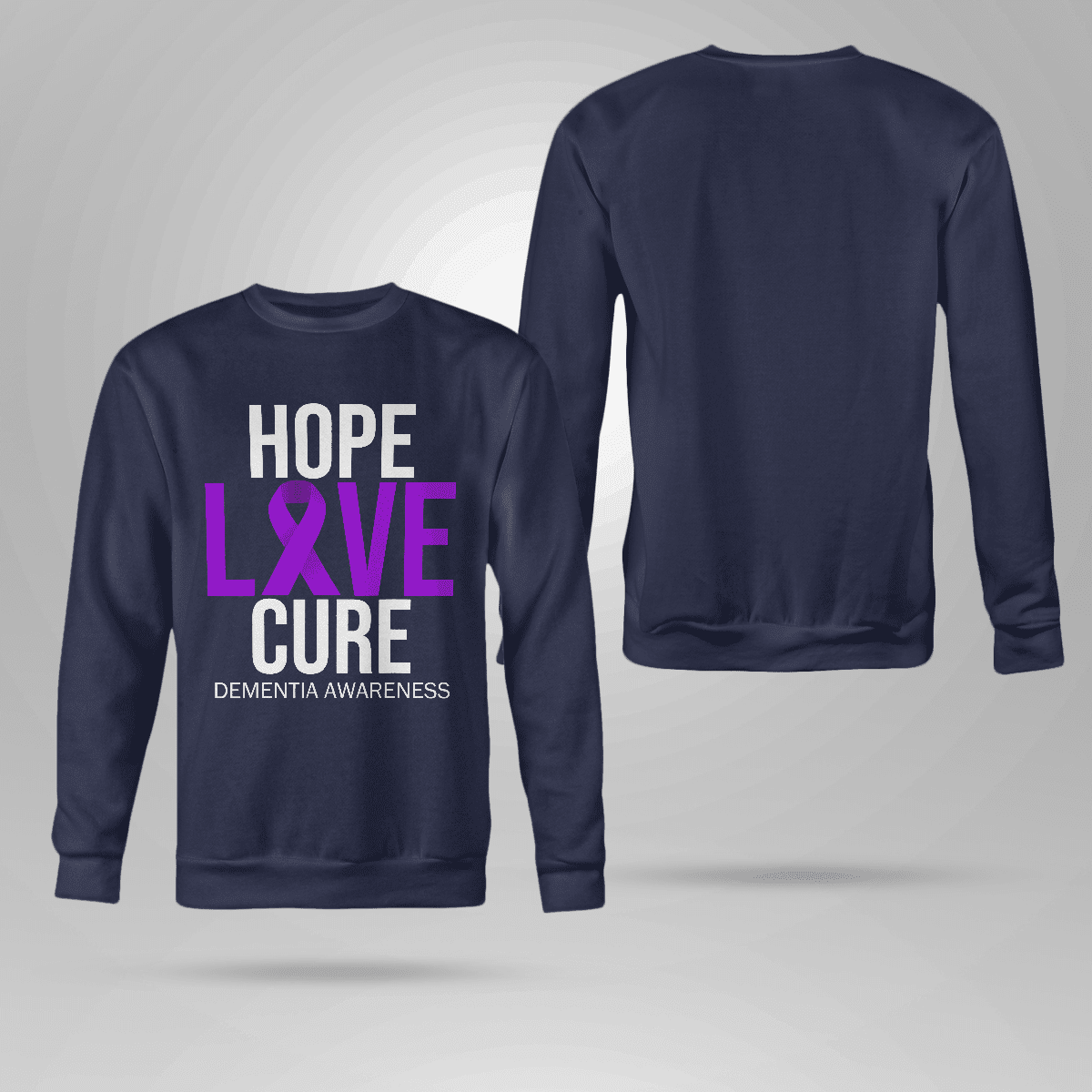 Hope Love Cure 2317 , Alzheimer's Awareness Shirt, Gift For People With Dementia