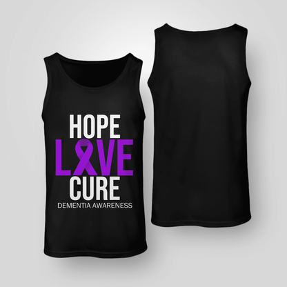 Hope Love Cure 2317 , Alzheimer's Awareness Shirt, Gift For People With Dementia