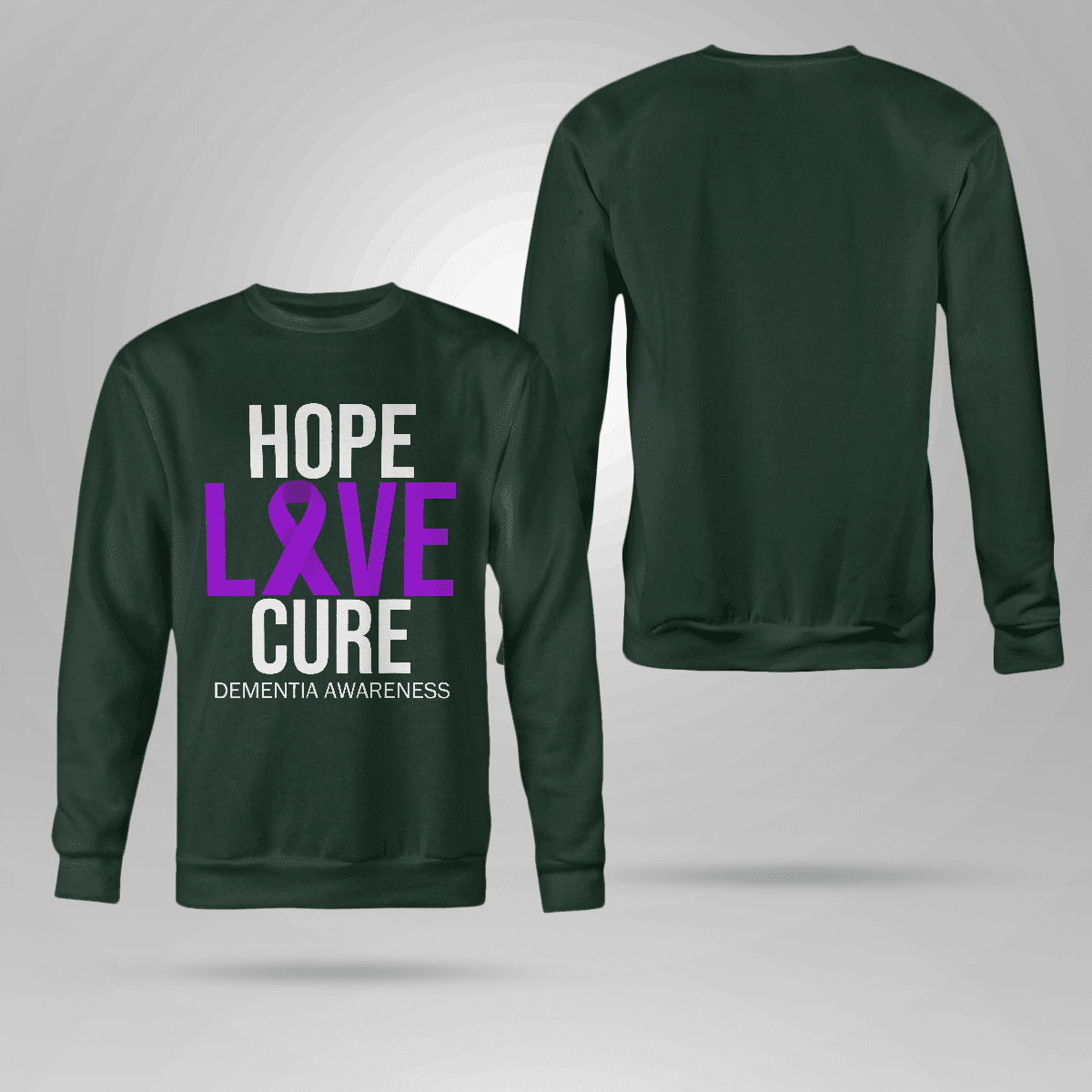Hope Love Cure 2317 , Alzheimer's Awareness Shirt, Gift For People With Dementia