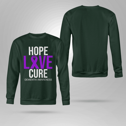 Hope Love Cure 2317 , Alzheimer's Awareness Shirt, Gift For People With Dementia